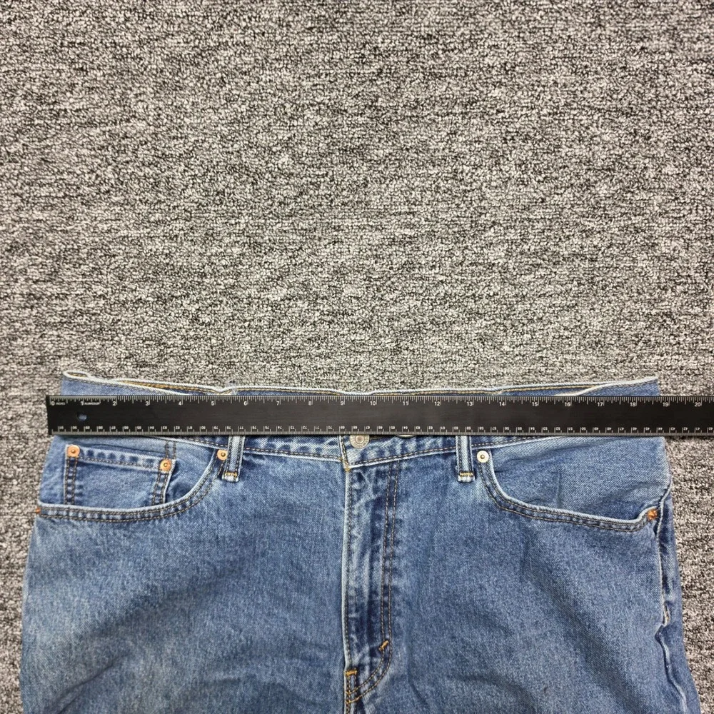 Y2K Baggy Skate Loose Tapered 560 Jeans Mens 38x32 Blue Levi's 00560-4891